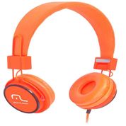 Fone De Ouvido Multilaser Com Microfone Headfun Laranja P2 - PH086
