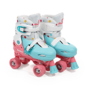 Patins Roller Skate 34/37 Fênix Azul,Branco