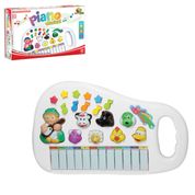 Piano Infantil Teclado Musical Com Sons De Bichinhos Bichos Animais Pianinho Tecladinho Bebê Presente Menino Menina Cor: