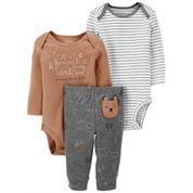 Conjunto 03 pç Body/Calça Urso Carter´s