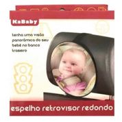 Espelho Retrovisor Redondo Para Banco Traseiro Kababy