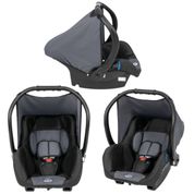 Bebê Conforto Com Porta Objetos Evo Preto/Cinza Tutti Baby