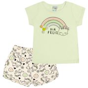 Conjunto Meia Malha - 46110-1182 - (0 a 12 Meses)