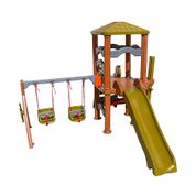 Playground Casa da Árvore DinoPlay c/ Balancinho Duplo Freso