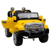 Jipe Trilha Elétrico 12v Amarelo Bel