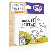 Conjunto de Atividades - Livro de colorir - Hora De Pintar - Roxo - Toyster