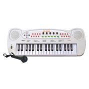 Teclado Infantil Eletrônico Microfone Musical Dm Toys - 5386