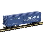 Vagão Fechado Hopper BUNGE 1:87 HO Frateschi - 2088