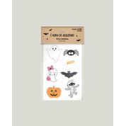 Kit De Tatuagem Temporária Halloween Malwee Kids