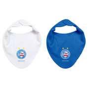 Kit Babador Bandana Bebê Bahia 2 Pçs Torcida Baby