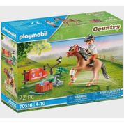 Playmobil Poneis Cavalo Colecionaveis Country 22 Pecas 70516