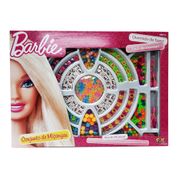 Kit de Micangas  - Barbie - Caixa Com 100 Pecas - Colorido - Fun