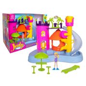 Parque Aquático Infantil Com Boneca Judy Menina Samba Toys