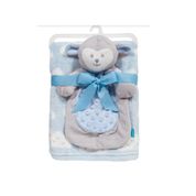 Manta com Naninha Ovelhinha Azul Buba
