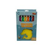 Kit C/6 Lápis de Cera Mais Espoja Para Banho - Zoop Toys