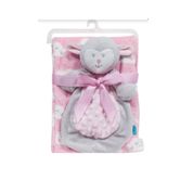 Manta com Naninha Ovelhinha Rosa Buba