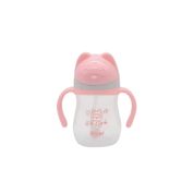 Copo de Treinamento Rosa com Alças 280ml - Zoop Baby