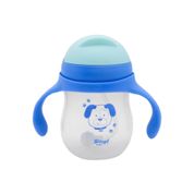 Copo de Treinamento Azul com Alças 280ml - Zoop Baby