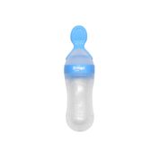 Kit Colher Dosadora 90 ml e Porta Frutinha Azul - Zoop Baby