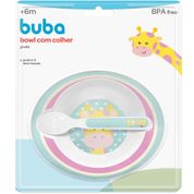 Bowl com Colher Animal Fun buba - Girafinha