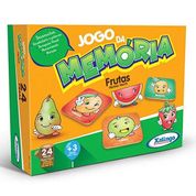 Jogo Da Memoria Frutas 24 Pecas Xalingo