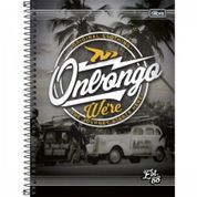 Caderno Espiral Onbongo 1 Materia 96 Folhas Tilibra