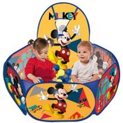 Piscina de Bolinha Mickey Disney C/ Cesta 100 Bolinhas Zippy