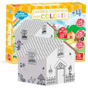 Casinha P/ Colorir Brincadeira de Criança