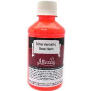 SLIME VERMELHO BASE NEON 250G