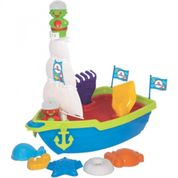 Brinquedo Mega Barco de Praia Didatico 43 Cm - Merco Toys