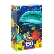 Quebra Cabeça Puzzle 150 Peças - Amigos do Mar - Grow 03471