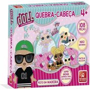 Jogo Quebra Cabeca Em Madeira DOLL 108 Pecas +4 Anos