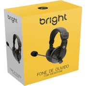 FONE DE OUVIDO COM MICROFONE HEADSET OFFICE 507 PRETO