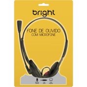 FONE DE OUVIDO COM MICROFONE HEADSET OFFICE 10 PRETO