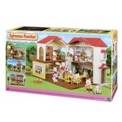 Sylvanian Families Casa Telhado Vermelho Com Luzes 5302