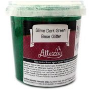 SLIME DARK GREEN BASE GLITTER 400G