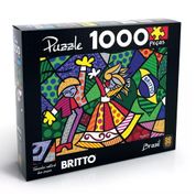 Quebra Cabeça Puzzle 1000 Peças Romero Britto Brazil - Grow 2715