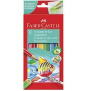 Lapis De Cor Aquarelavel Com 12 Cores Faber Castell