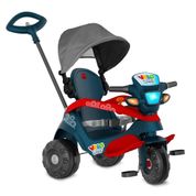 Triciclo Velobaby Reclinável com Capota Azul - Bandeirante 337