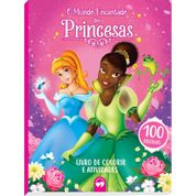 LIVRO INFANTIL COLORIR MUNDO DAS PRINCESAS 100PGS