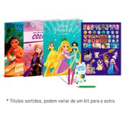 LIVRO INFANTIL COLORIR DISNEY MEU KIT DE ATIVIDADES