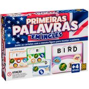 Jogo Didatico Primeiras Palavras - Inglês - Grow 04032