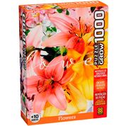 Quebra Cabeça Puzzle 1000 Peças - Flowers - Grow 04035