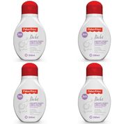 4 SABONETES LIQUIDO DA CABEÇA AOS PÉS FISHER PRICE 200ML