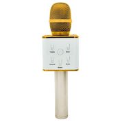 Microfone Bluetooth Show - Dourado