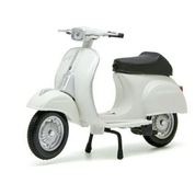 Miniatura - Moto - 1:18 - Maisto Vespa Motor Scooter - 50 Special (1969) - Cinza