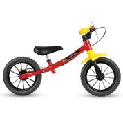 Bicicleta Balance Bike Fast Aro 12 Nathor Multicor Menino