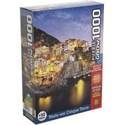 Quebra-Cabeça Noite em Cinque Terre 1000 Peças - Grow 03968