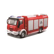 Miniatura - Carro - Iveco Magirus Rw - 1:43 - Bburago Emergency - VERMELHO