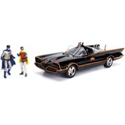 Miniatura - Carro - Batmobile - Com Figura e Luz - 1:18 - Jada